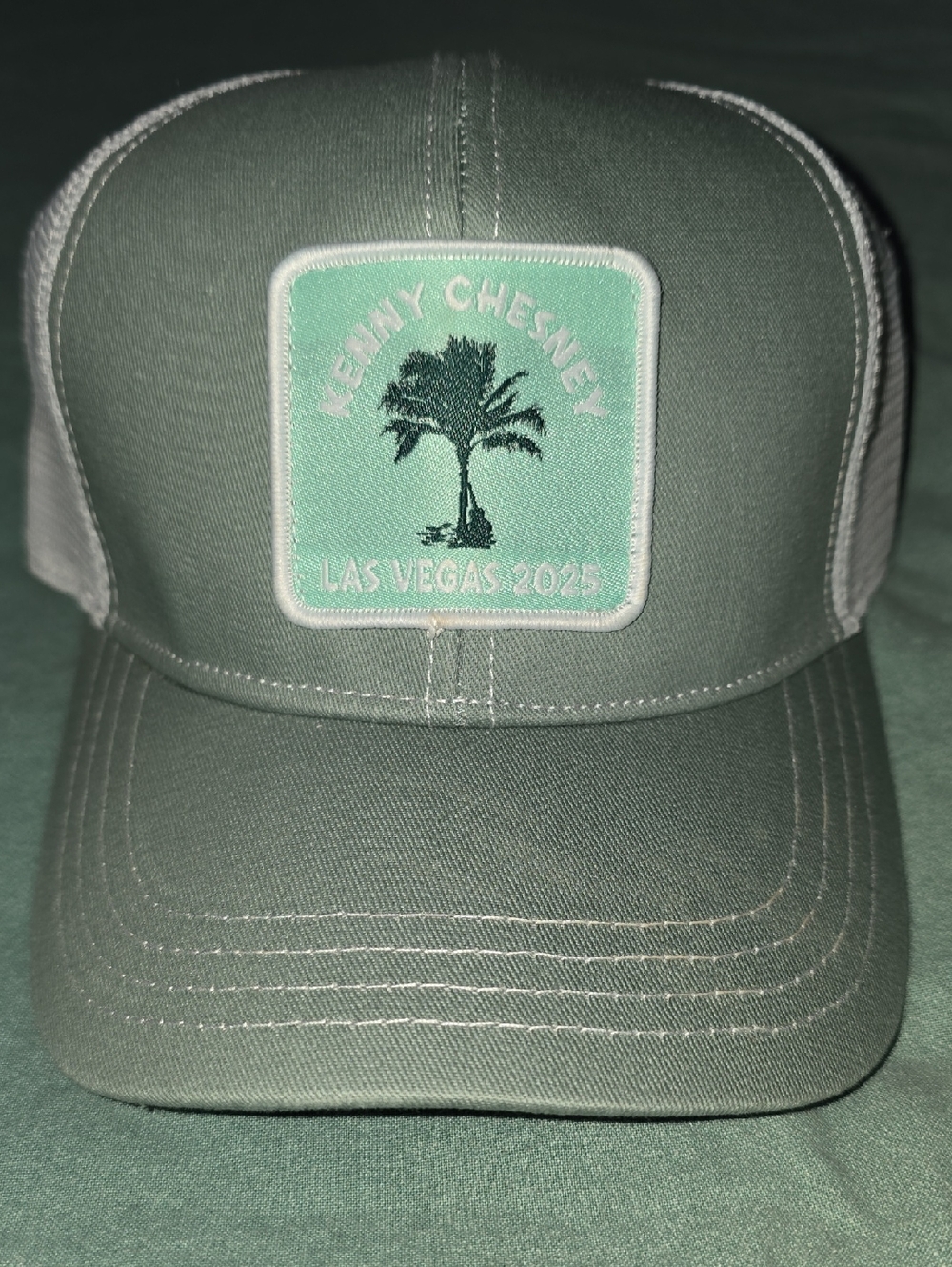 +Kenny Chesney Las Vegas 2025 Green Trucker Hat